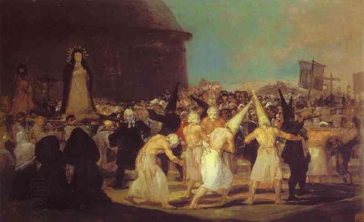 Francisco Jose de Goya A Procession of Flagellants China oil painting art
